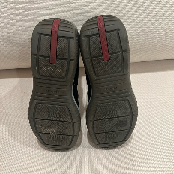 Prada America’s Cup high top suede sneakers, size 8 (style 4T 0341) - Picture 7 of 12